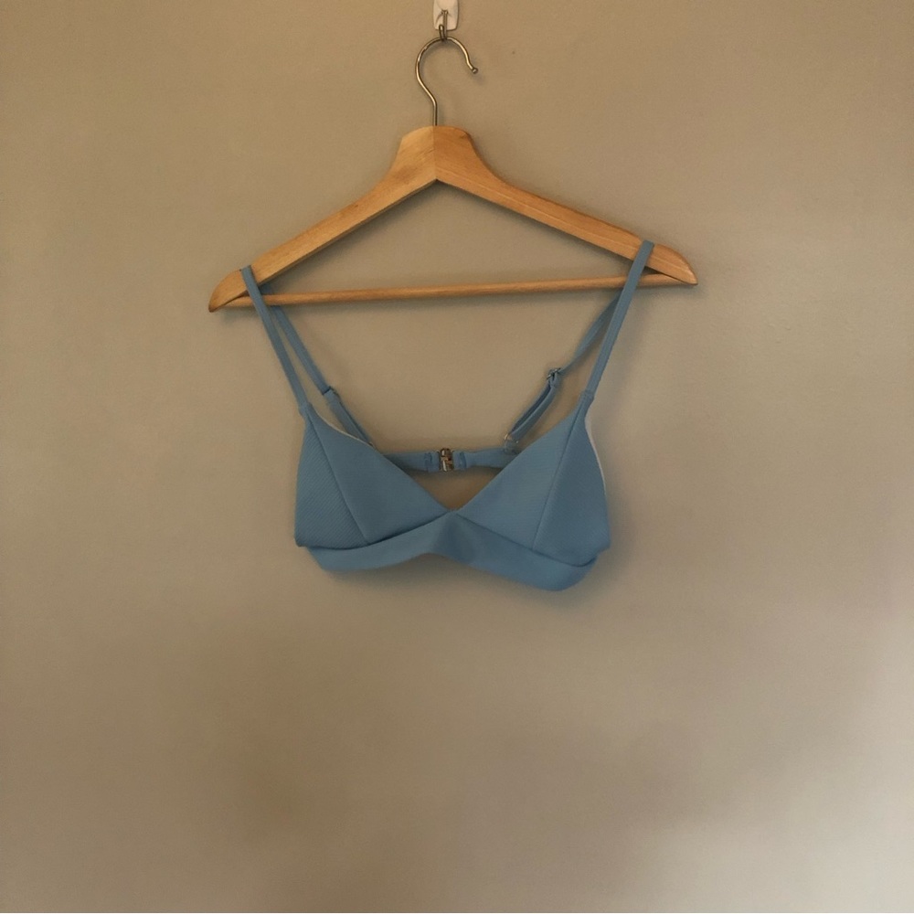 light blue bikini top small
